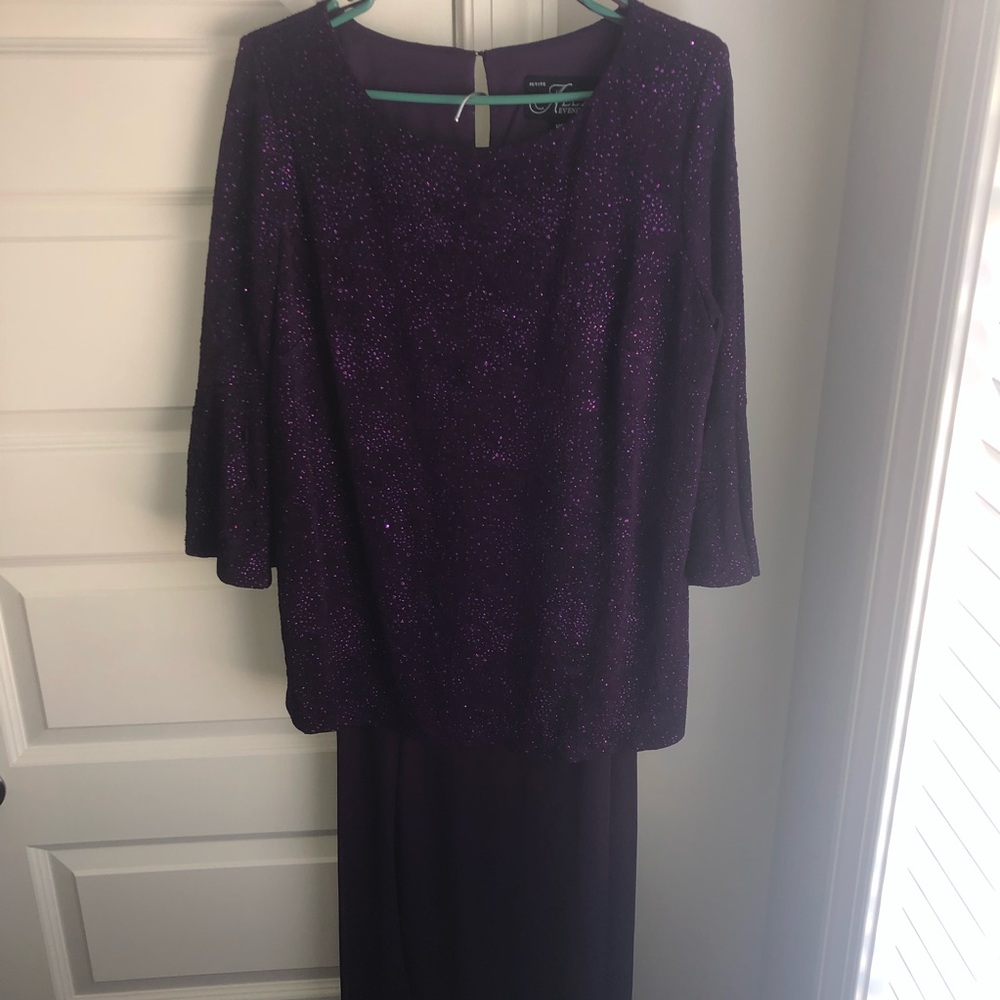 Stunning Plum 2 Piece Evening Set